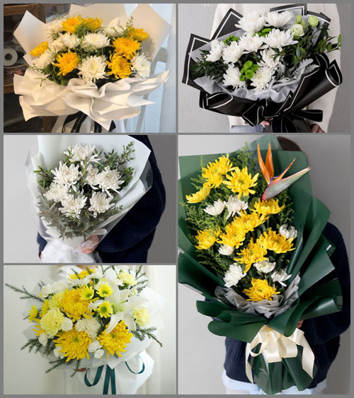 广东湛江市吴川市振文镇泗岸村白事花束代送
